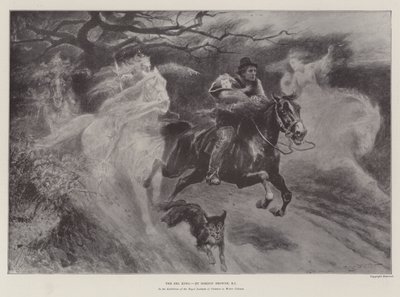 The Erl King (engraving) by Gordon Frederick Browne